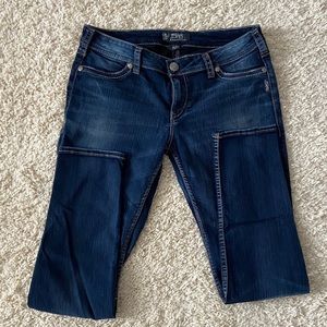 Silver Jeans dark skinny jeans